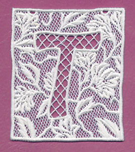 Bunting Letter T (Lace) - Image 2