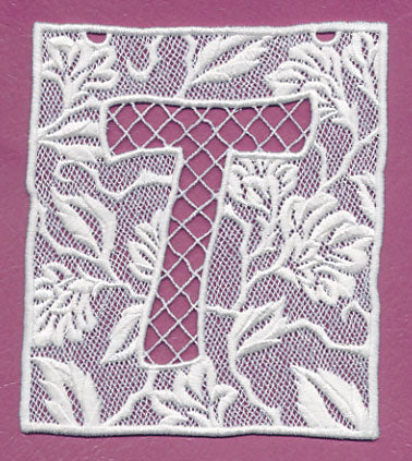 Bunting Letter T (Lace) - Image 3