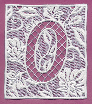 Bunting Number 0 (Lace)
