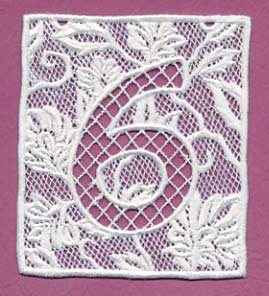 Bunting Number 6 (Lace) - Image 2