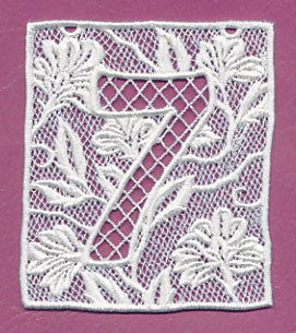 Bunting Number 7 (Lace) - Image 2