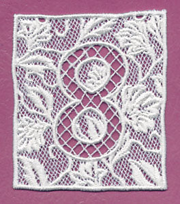 Bunting Number 8 (Lace) - Image 2