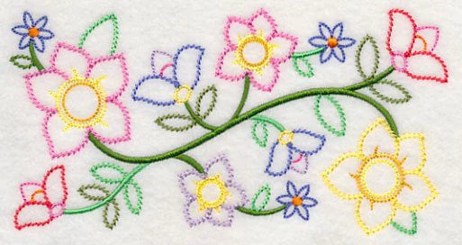 Bursting into Bloom Border (Vintage) - Image 2