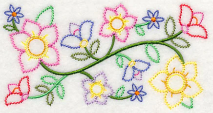 Bursting into Bloom Border (Vintage) - Image 3