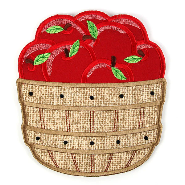 Bushel of Apples Trivet (In-the-Hoop) - Image 3