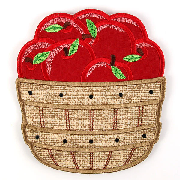 Bushel of Apples Trivet (In-the-Hoop) - Image 5