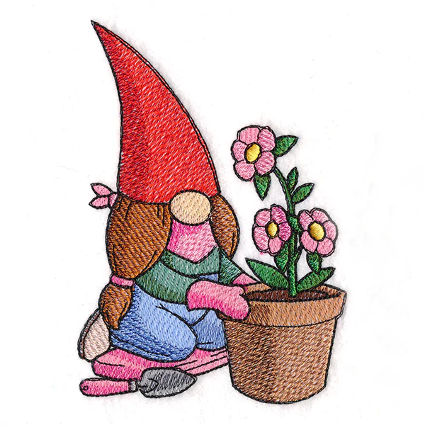Busy in the Garden Lady Gnome - Image 5