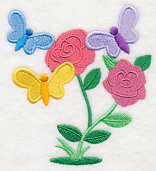 Butterflies and Flowers - Image 4