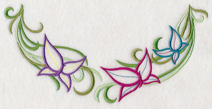 Butterflies and Vines Neckline (V-Neck) - Image 4