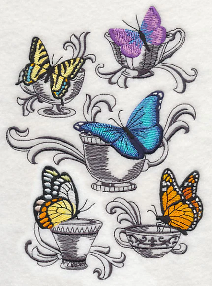 Butterflies at Tea Time - Image 2