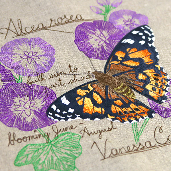 Butterfly and Blooms Collage - Image 4