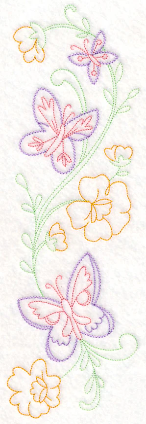 Butterfly and Blooms Spray (Vintage) - Image 5