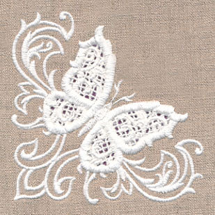 Butterfly Beauty Corner (Cutwork) - Image 3