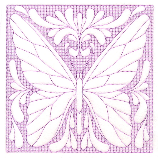 Butterfly Beauty Square 2 (Trapunto) - Image 6