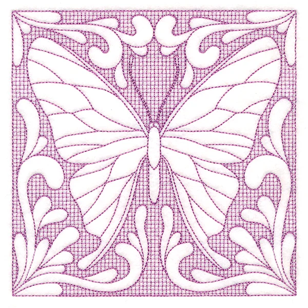 Butterfly Beauty Square 3 (Trapunto) - Image 3