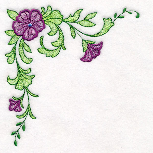 Butterfly & Flowers Pillow Pair - Image 3