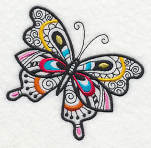 Butterfly Frenetic (Blackwork) - Image 2