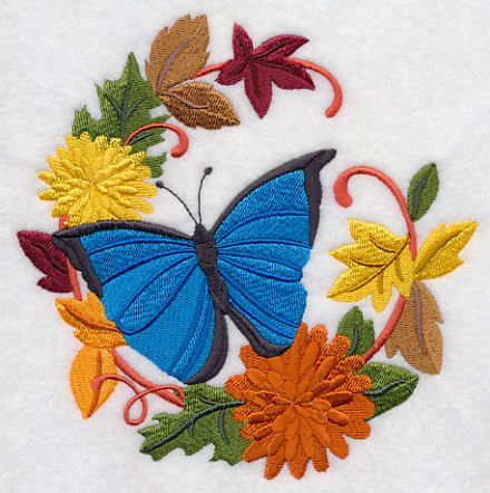 Butterfly in Autumn Wreath 1 - Image 3