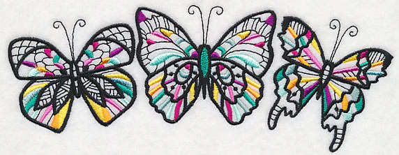 Butterfly Kaleidoscope (Blackwork) - Image 3