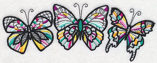 Butterfly Kaleidoscope (Blackwork) - Image 4