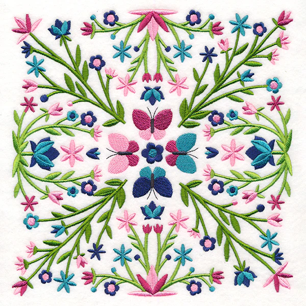 Butterfly Kaleidoscope Square - Image 6