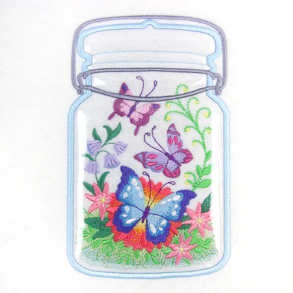 Butterfly Terrarium (Vinyl Applique) - Image 2