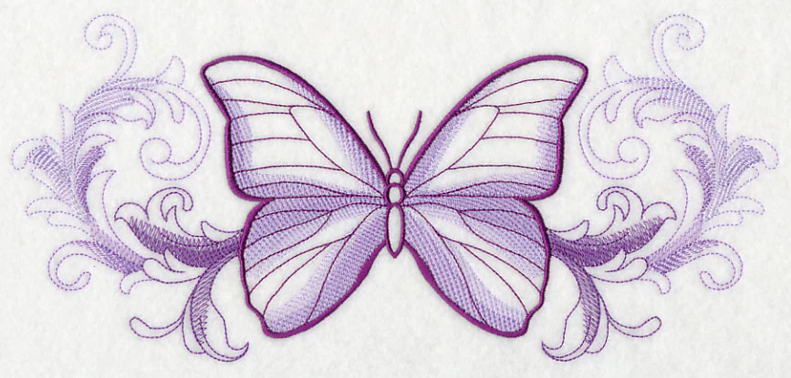 Butterfly with Baroque Background - Image 5