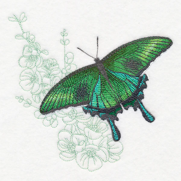 Butterfly with Cherry Blossoms Echo - Image 2