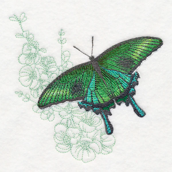 Butterfly with Cherry Blossoms Echo - Image 3