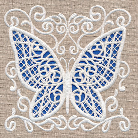Butterfly Wonder Square (Cutwork) - Image 3
