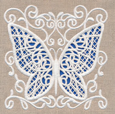 Butterfly Wonder Square (Cutwork) - Image 4