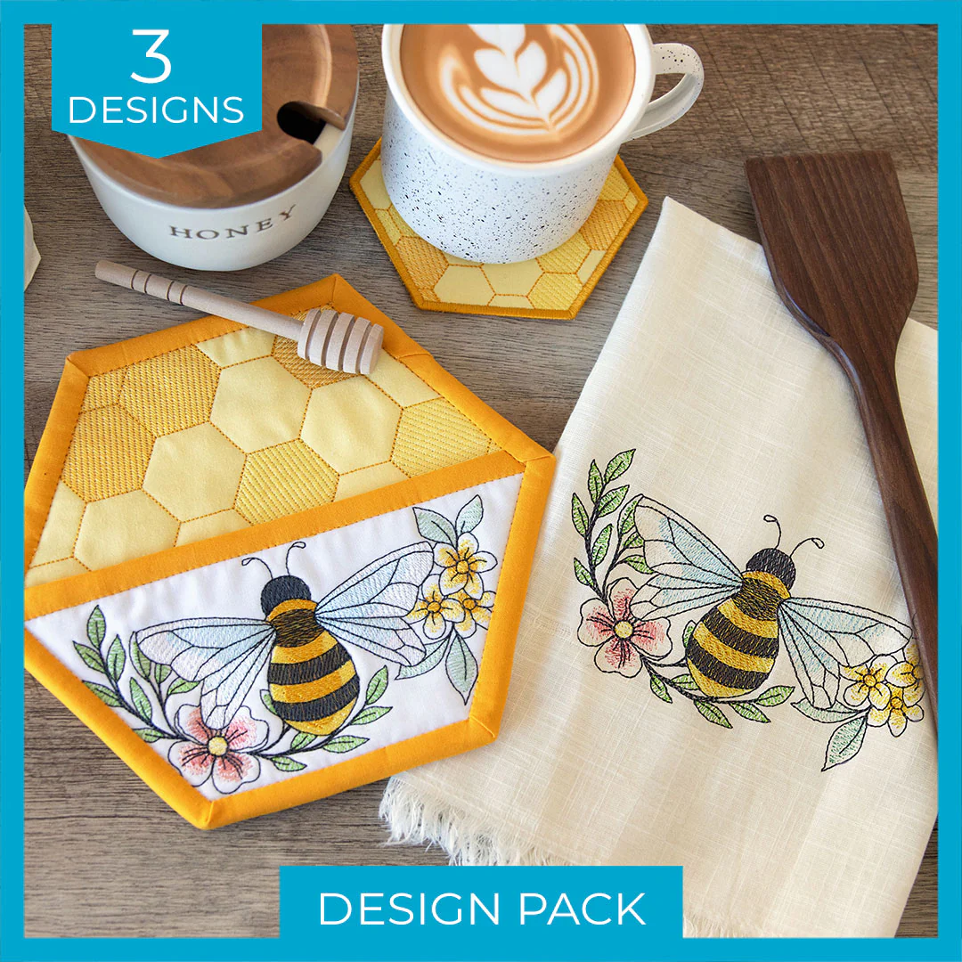 Buzzin' Bee Hexagon Kitchen Design Pack - Image 5
