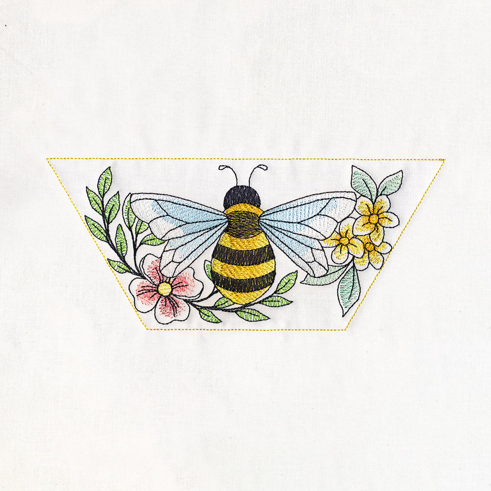 Buzzin' Bee Hexagon Pocket Potholder - Image 5