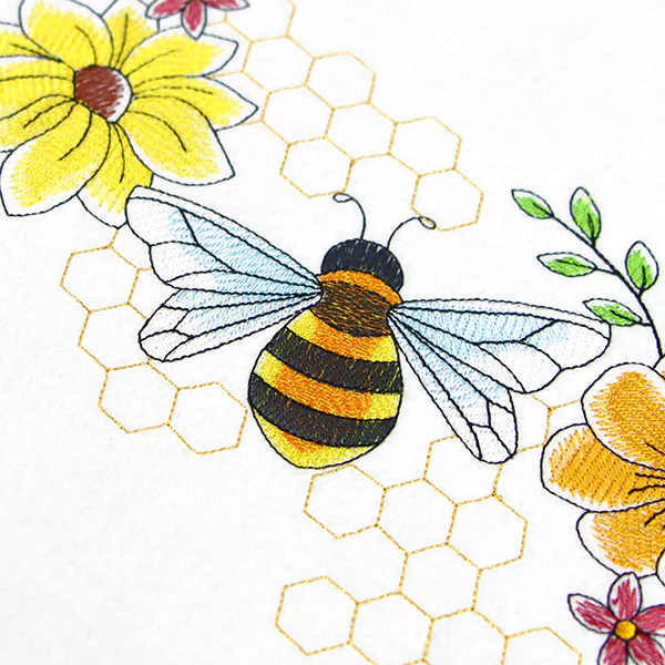 Buzzing Bee and Blooms Border - Image 6