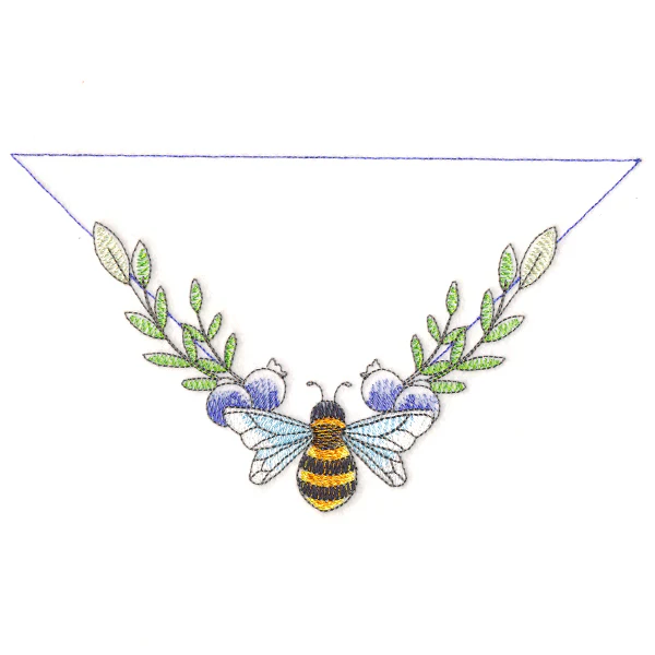 Buzzing Bee & Blueberries Corner Label - Image 3