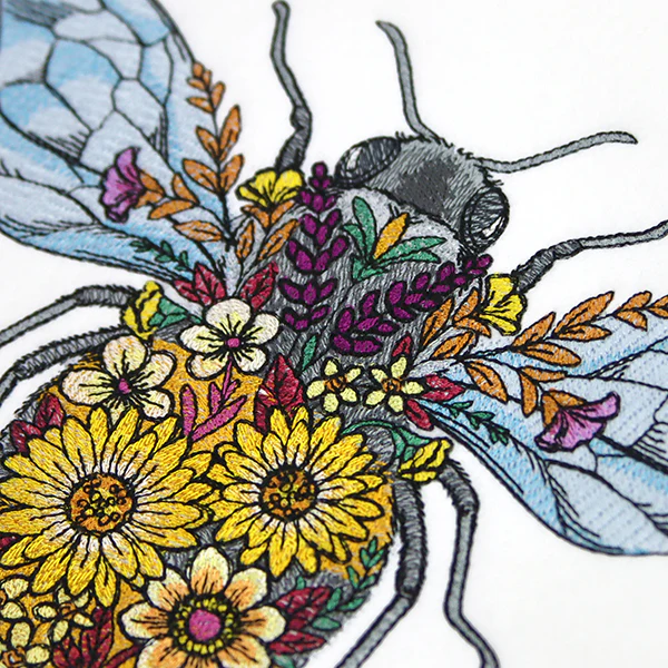 Buzzing Bee in Flowers - Image 6