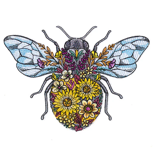Buzzing Bee in Flowers - Image 7