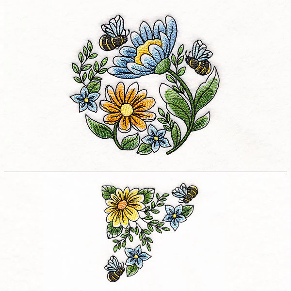 Buzzing Bees & Daisies Pillow Pair - Image 8