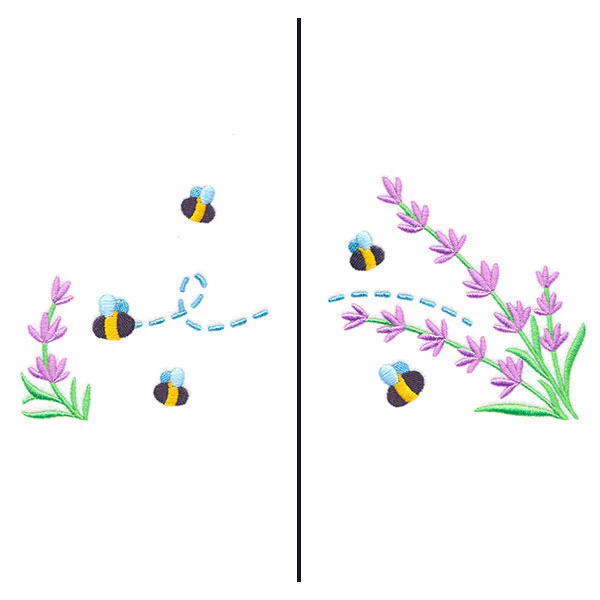 Buzzing Bees Mask Motif - Image 2