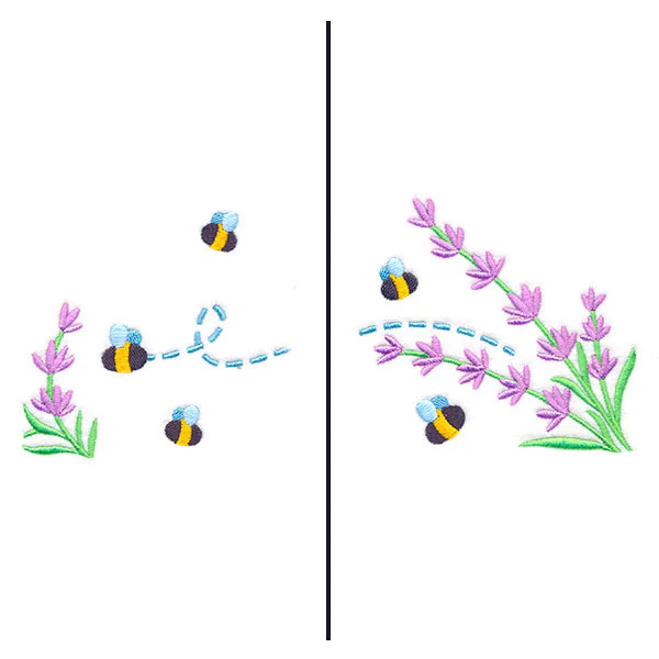 Buzzing Bees Mask Motif - Image 3