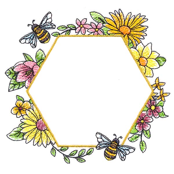 Buzzing Floral Wreath - Image 4