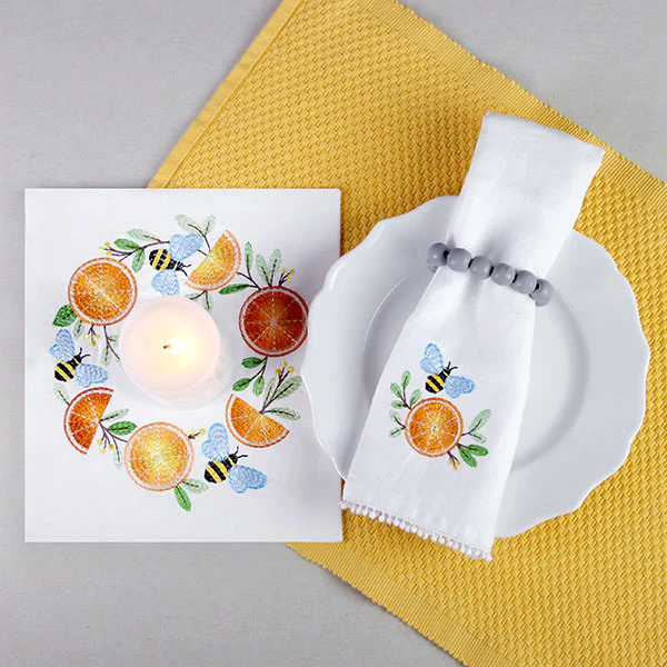 Buzzing with Sweetness Citrus Wreath - Image 8