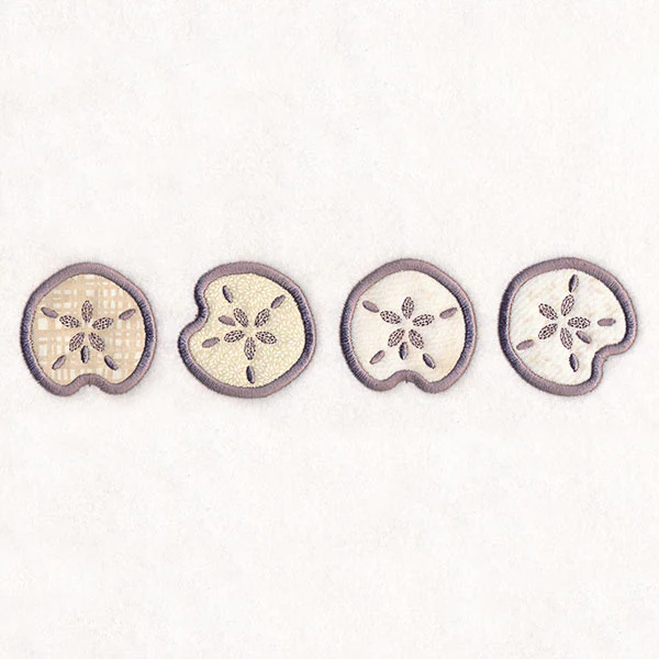By the Sea Border - Sand Dollar (Applique) - Image 2
