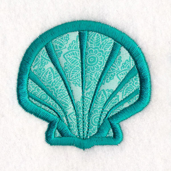 By the Sea Border - Seashell 1 (Applique) - Image 9