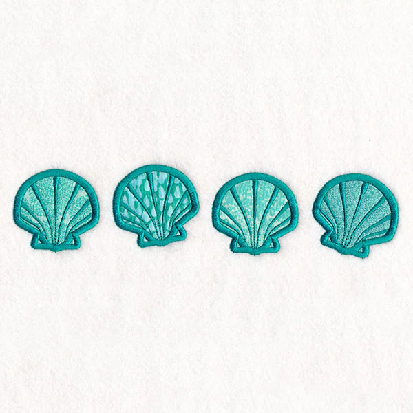 By the Sea Border - Seashell (Applique) - Image 3