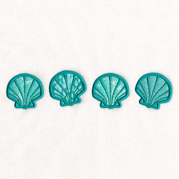 By the Sea Border - Seashell (Applique) - Image 5