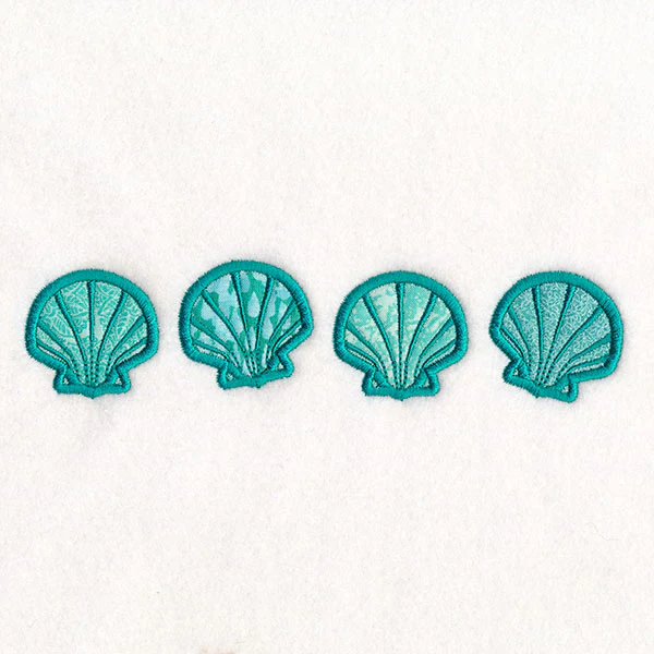By the Sea Border - Seashell (Applique) - Image 7