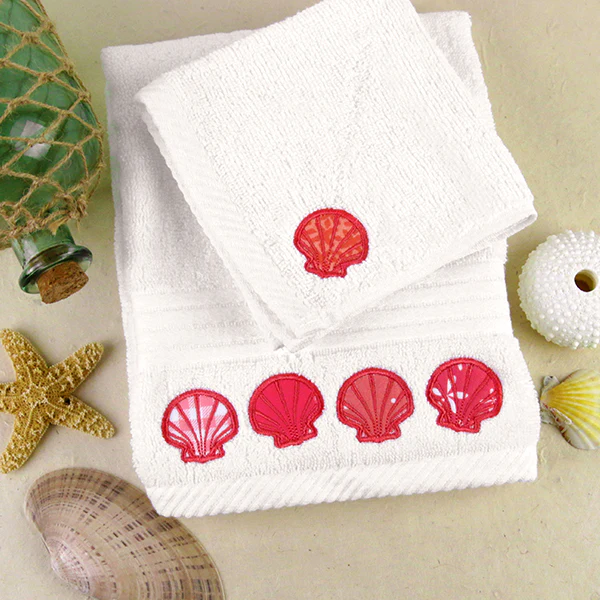 By the Sea Border - Seashell (Applique) - Image 8