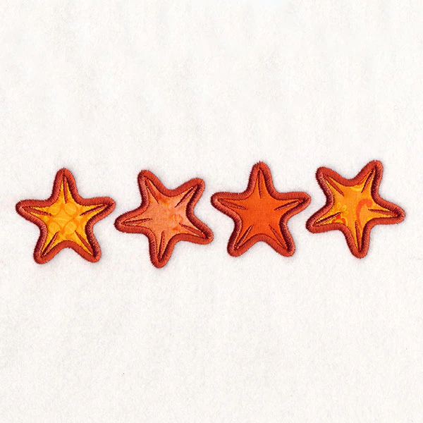 By the Sea Border - Starfish (Applique) - Image 3