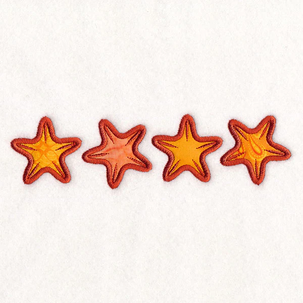 By the Sea Border - Starfish (Applique) - Image 4
